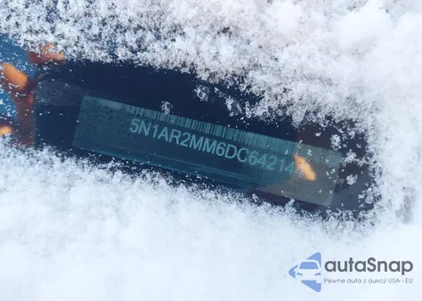 2013 Nissan Pathfinder Sl z USA, uszkodzony, nr VIN 5N1AR2MM6DC642144